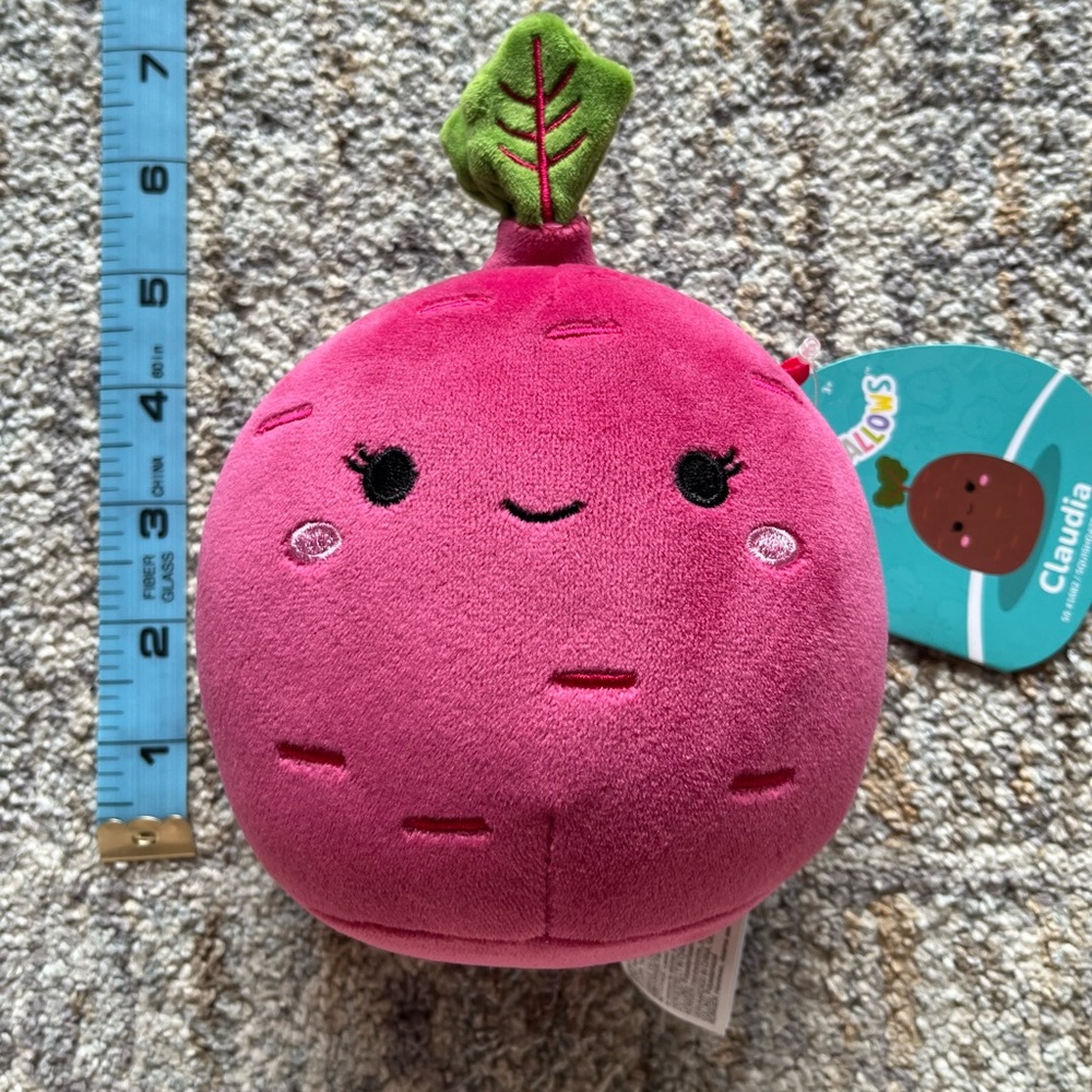 Claudia Squishmallow 5” Beetroot